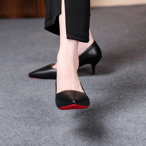Elegant Pointed Toe Stiletto Pumps for Women - Office and Career Essentials